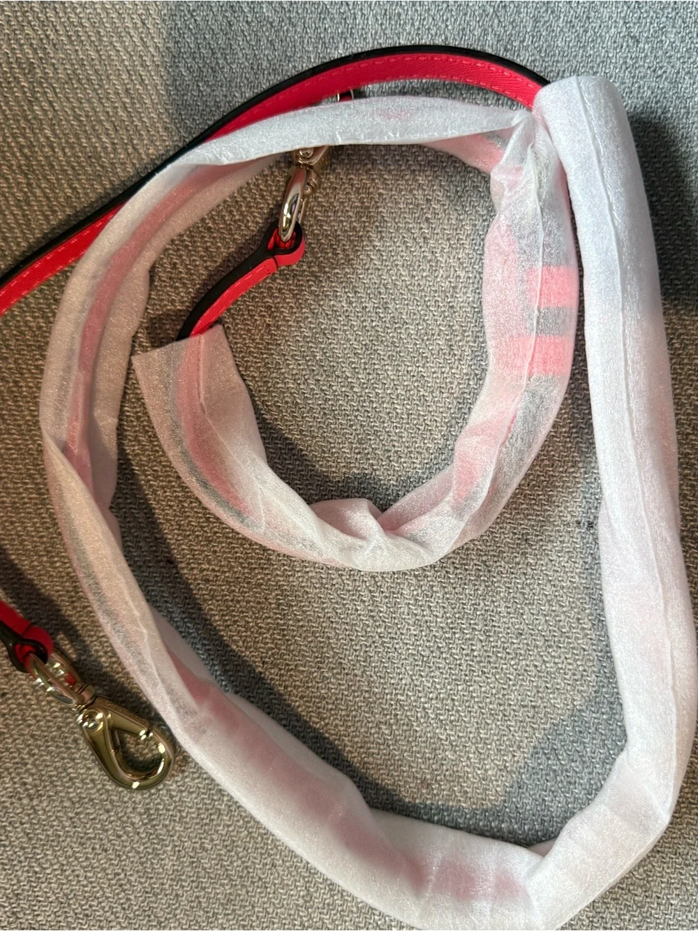 Kate Spade Beige & Hot Pink Dome Satchel w Wallet, shoulder strap and dust bag